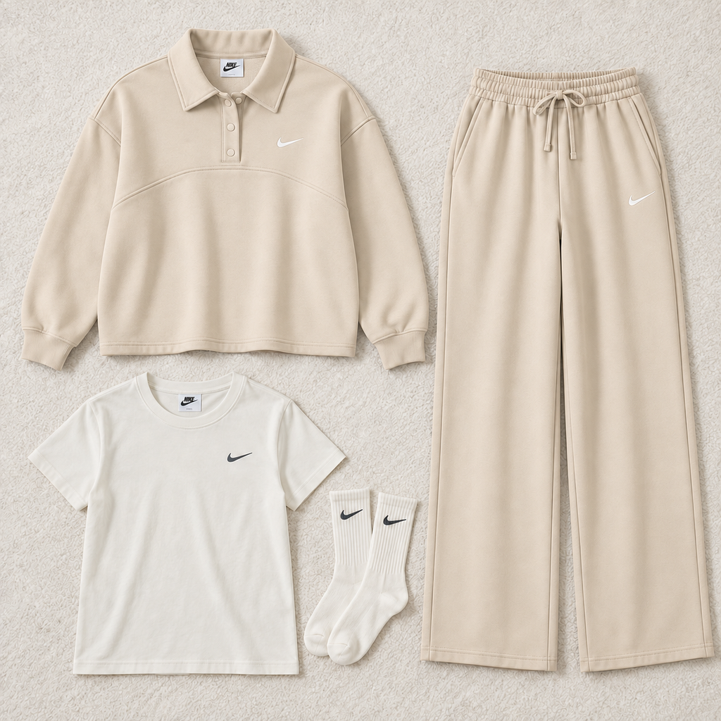 Three-piece collared bedding set [Socks included]