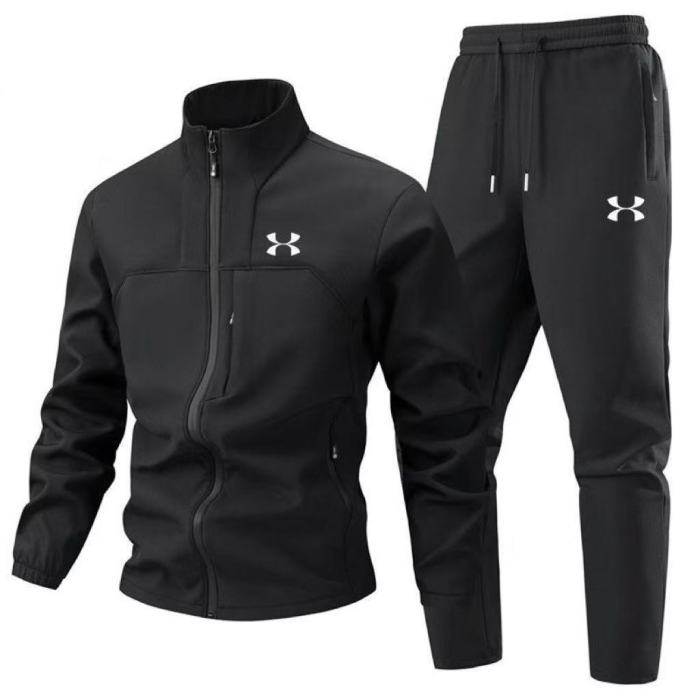 Outdoor Casual Crew-Neck Sportswear Set