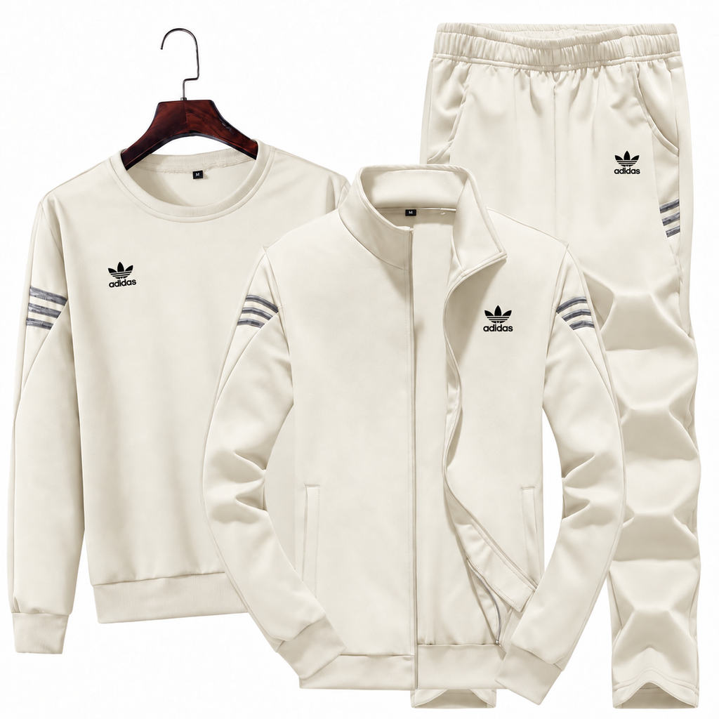 Three-piece casual sportswear set