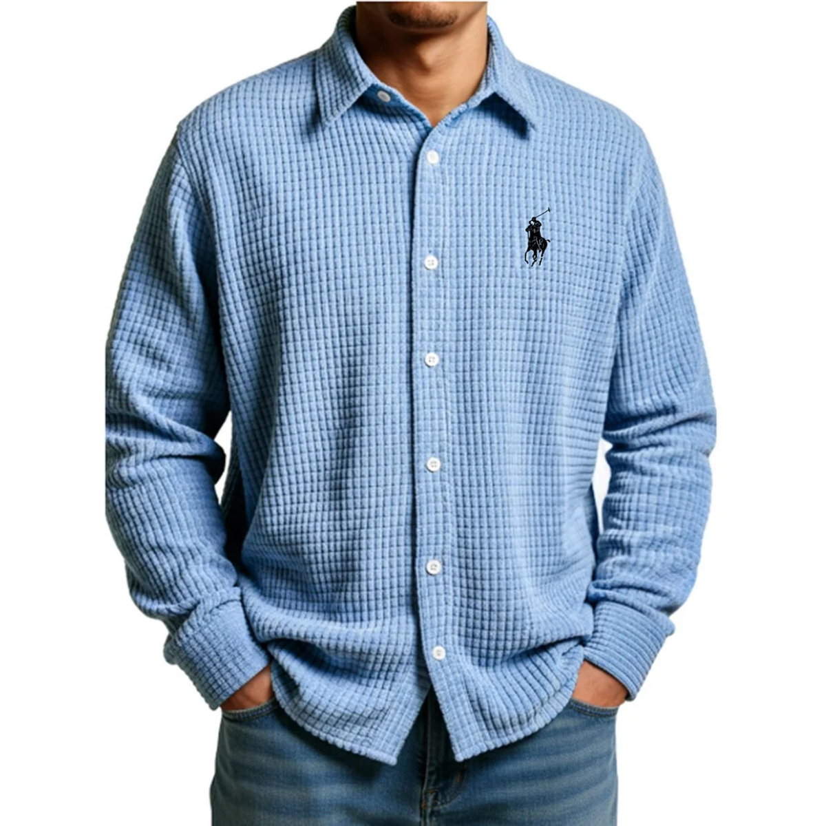 Waffle-knit shirt – Clearance sale