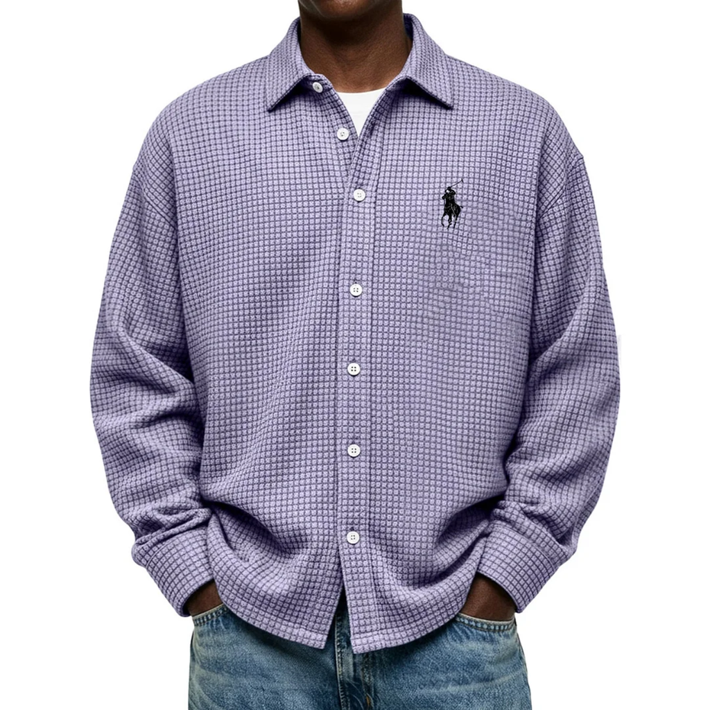 Waffle-knit shirt – Clearance sale