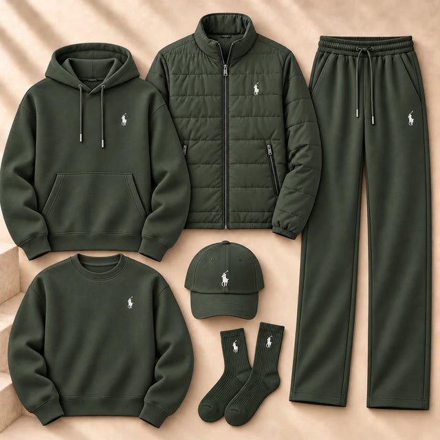 Mens Coordinated Six Piece Apparel Set