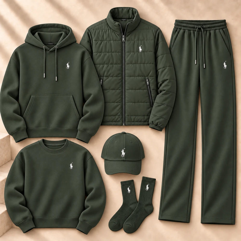 Mens Coordinated Six Piece Apparel Set