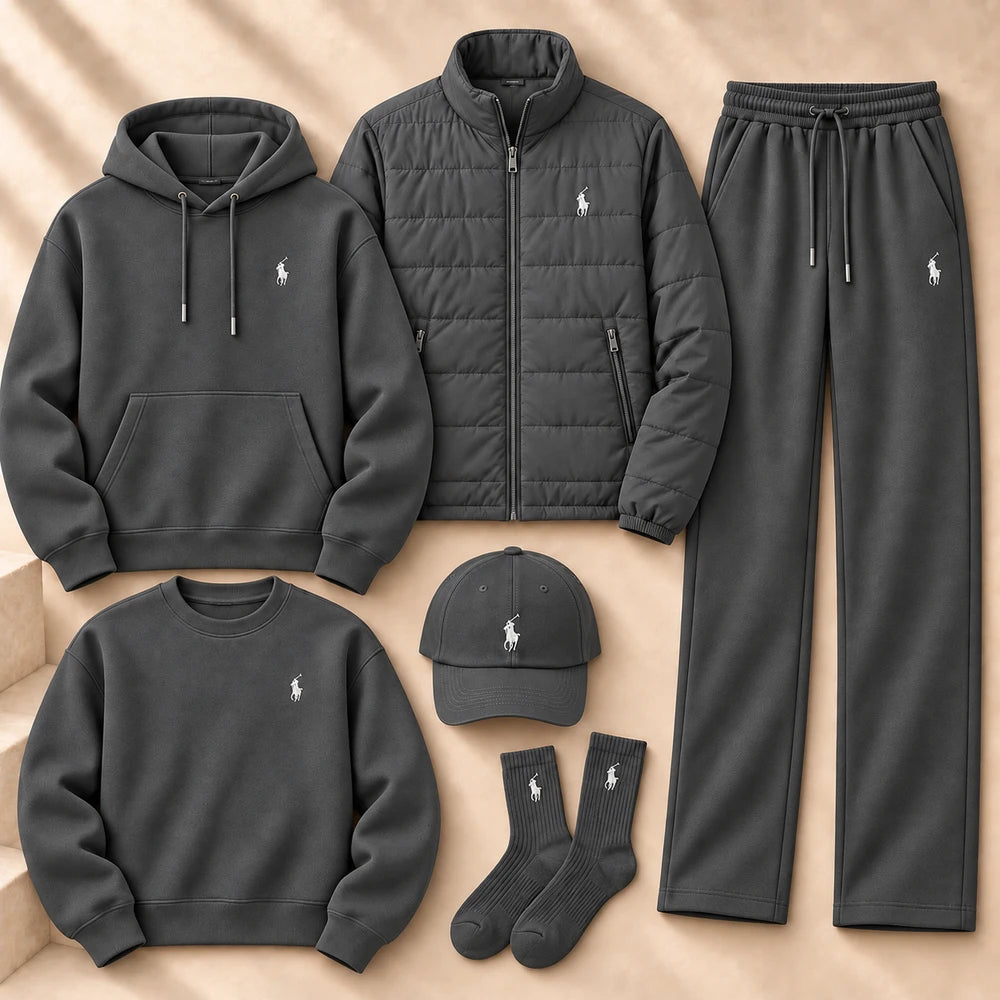 Mens Coordinated Six Piece Apparel Set