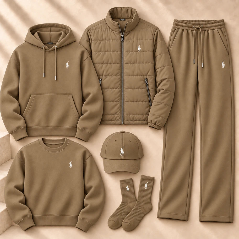 Mens Coordinated Six Piece Apparel Set