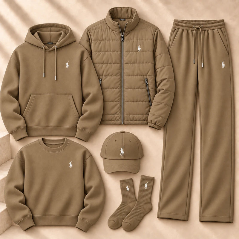 Mens Coordinated Six Piece Apparel Set