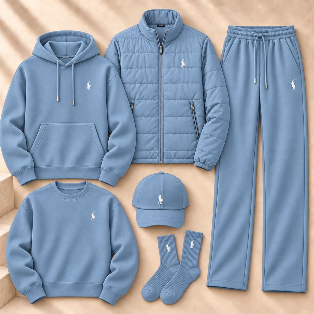 Mens Coordinated Six Piece Apparel Set
