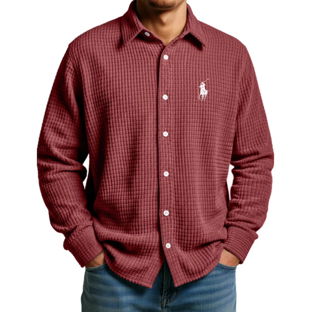 Waffle-knit shirt – Clearance sale