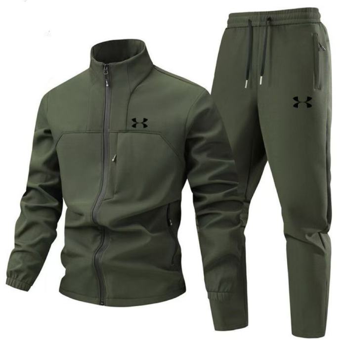 Outdoor Casual Crew-Neck Sportswear Set