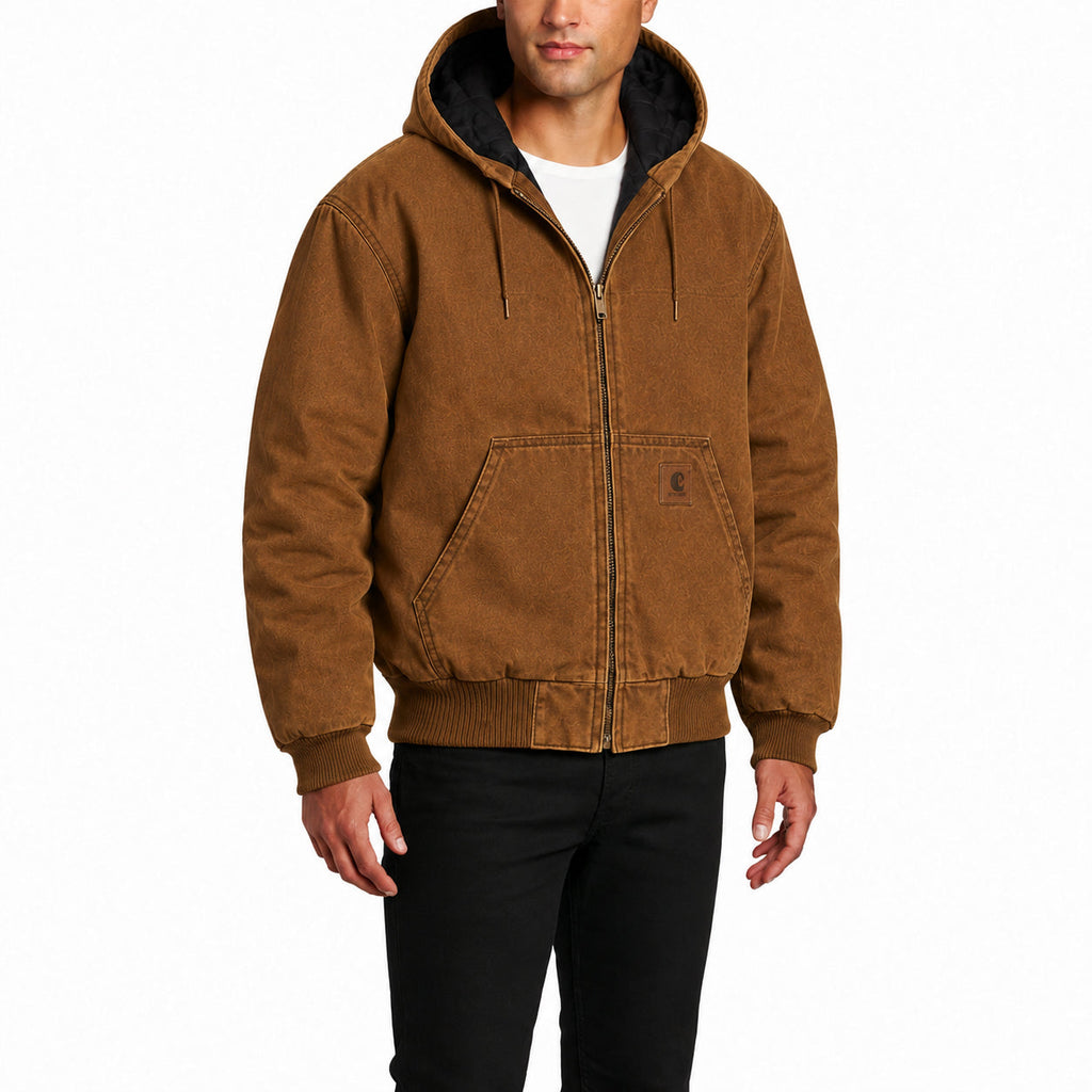 Men's Loose-Fit Warm Utility Jacket