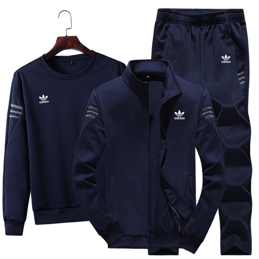 Three-piece casual sportswear set