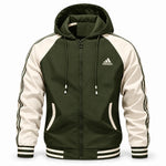 Color-Block Hooded Jacket