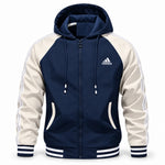 Color-Block Hooded Jacket
