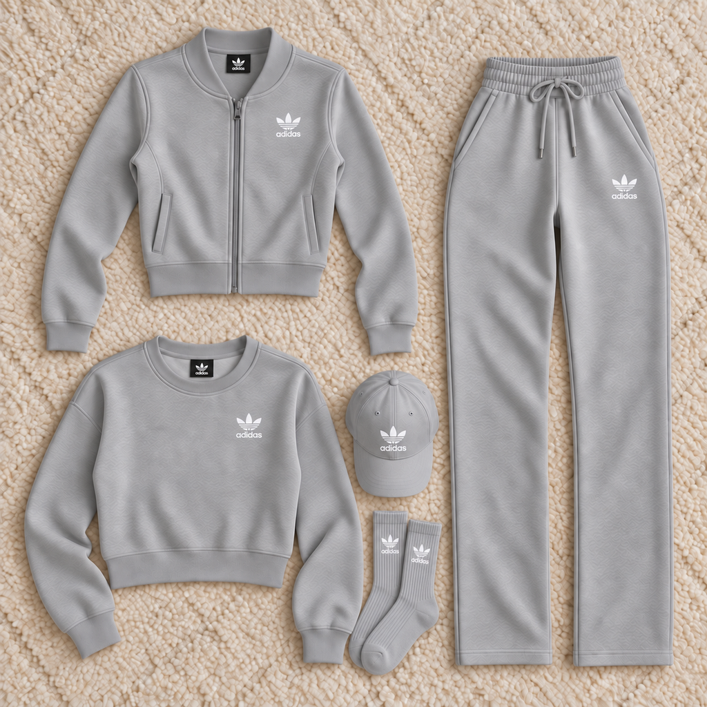 Women's five-piece casual sportswear set