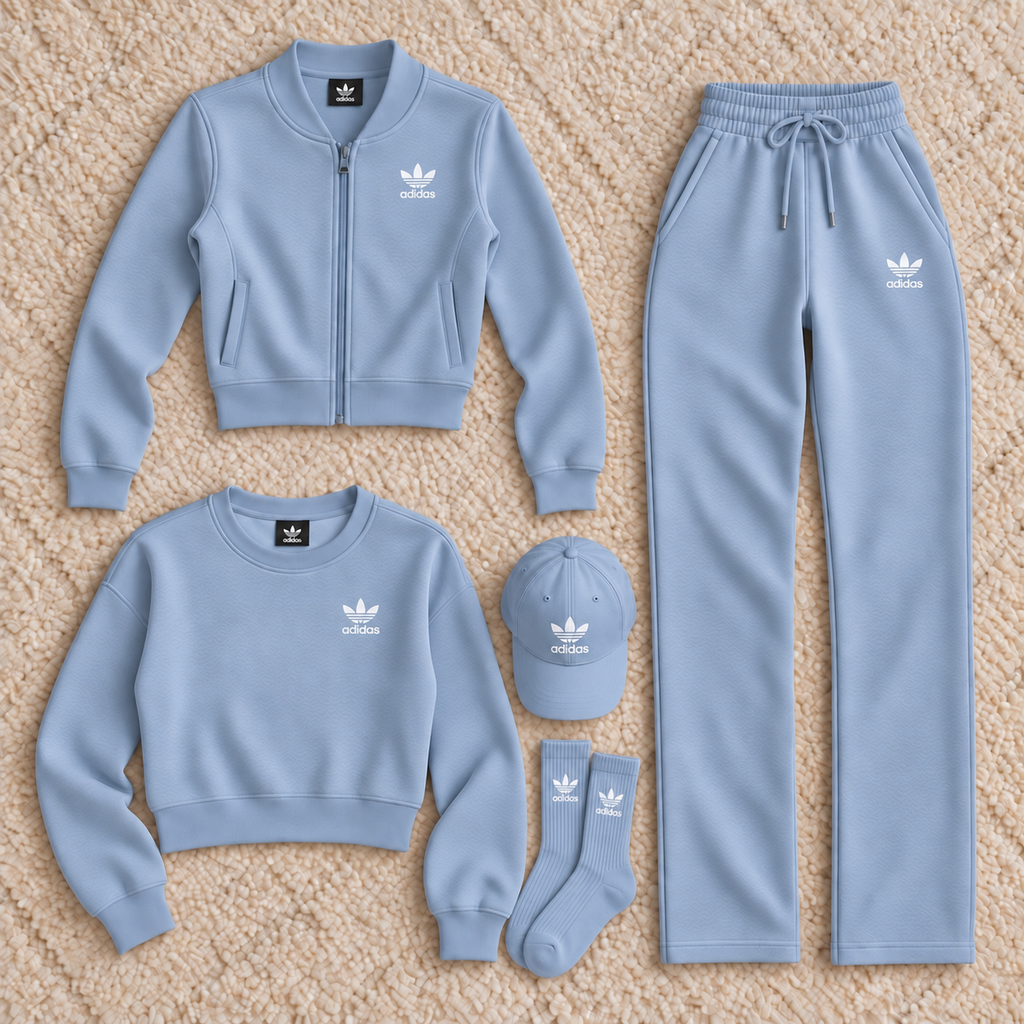 Women's five-piece casual sportswear set