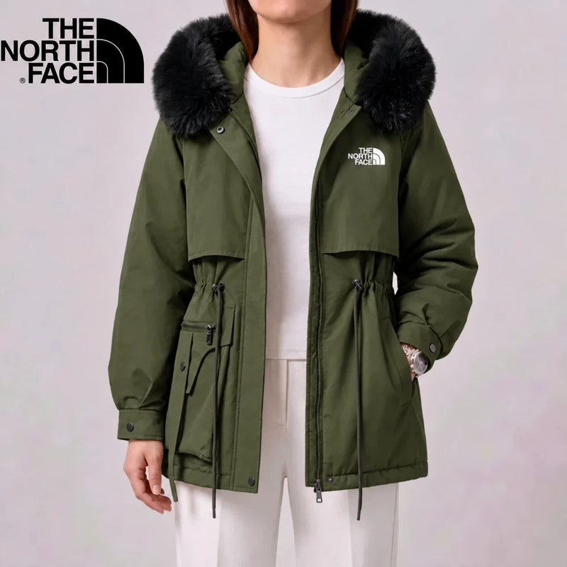 Fur Trim Hooded Parka