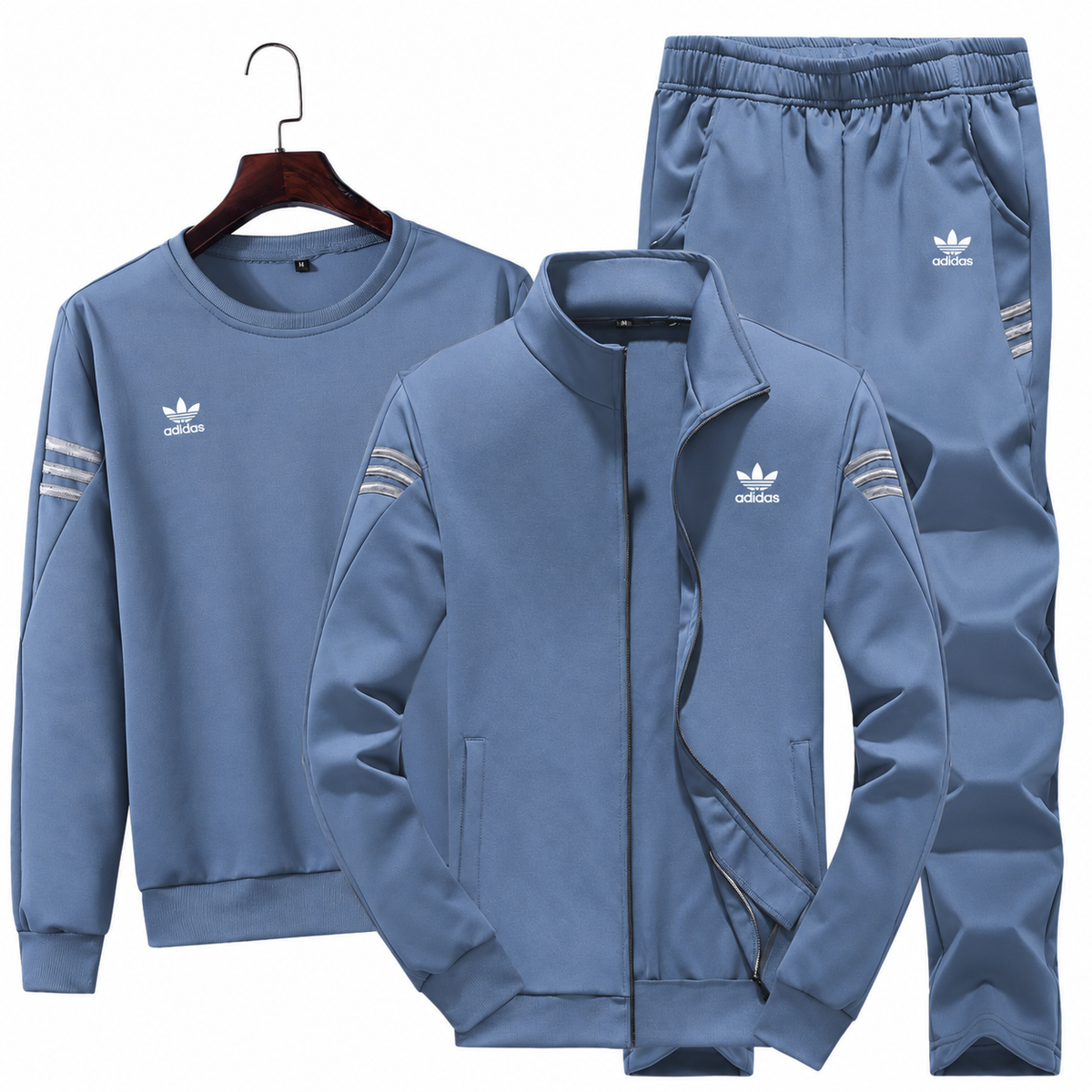Three-piece casual sportswear set