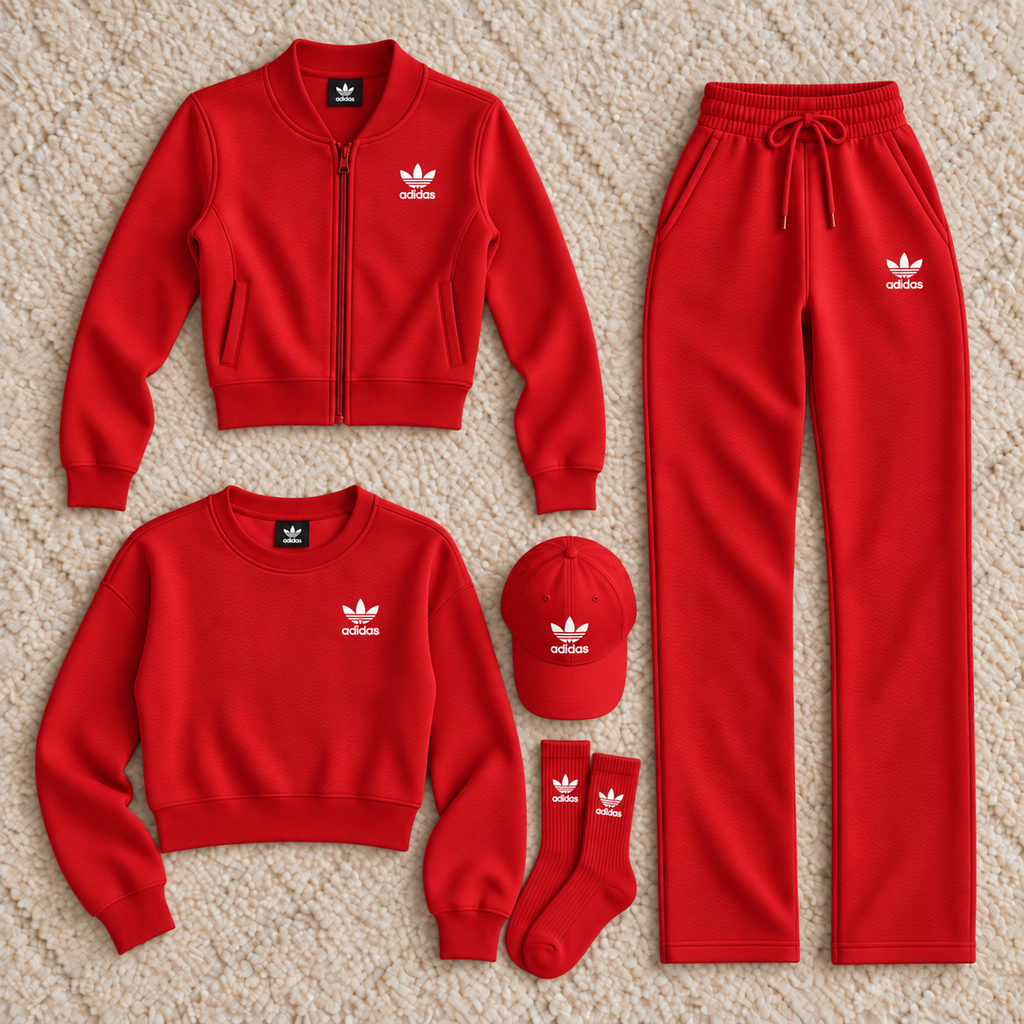 Women's five-piece casual sportswear set