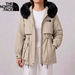Fur Trim Hooded Parka