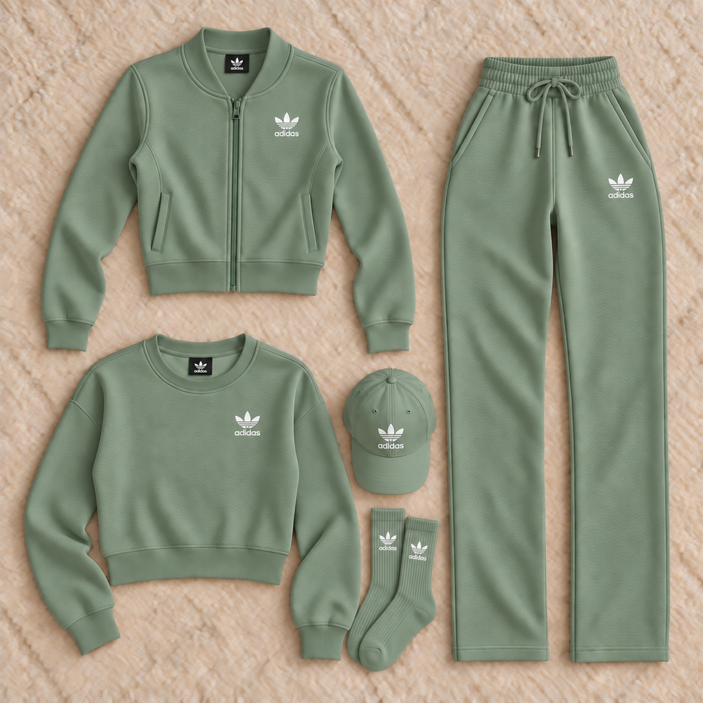 Women's five-piece casual sportswear set