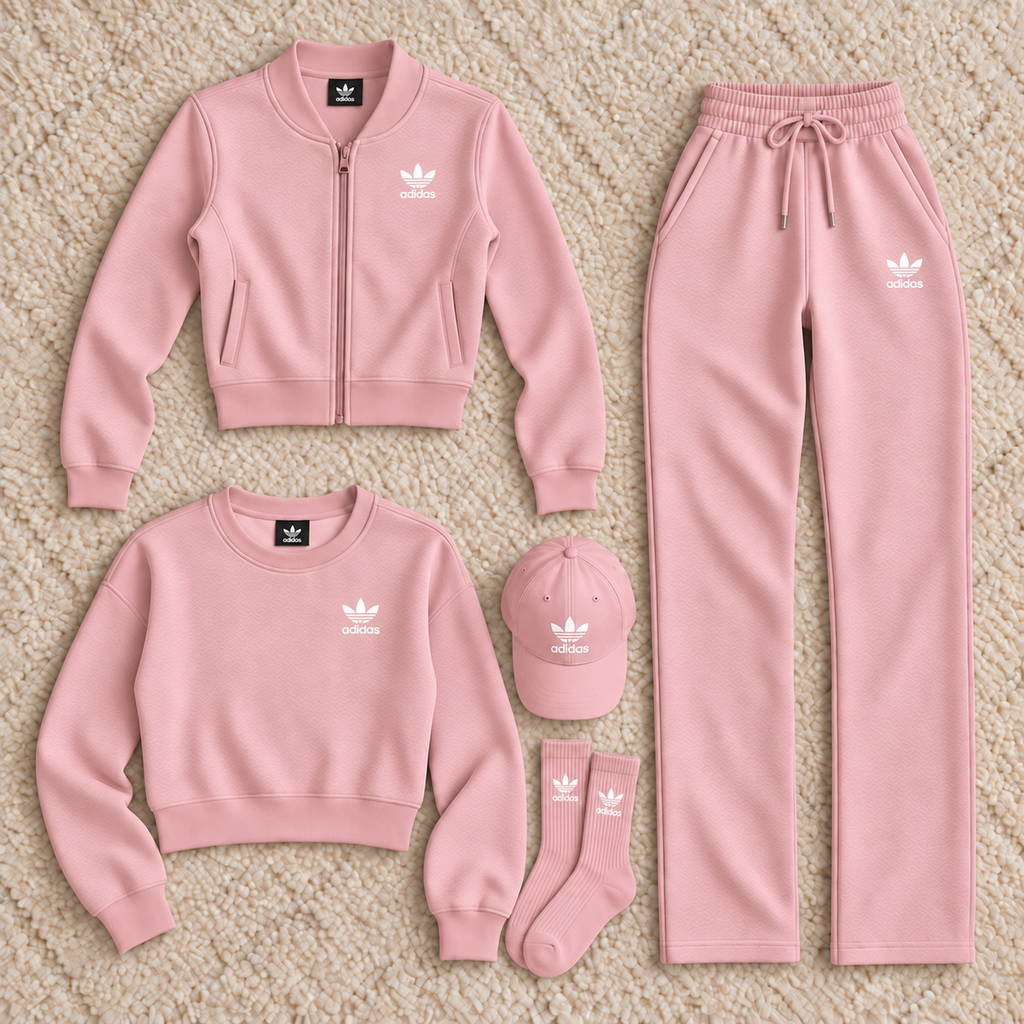 Women's five-piece casual sportswear set