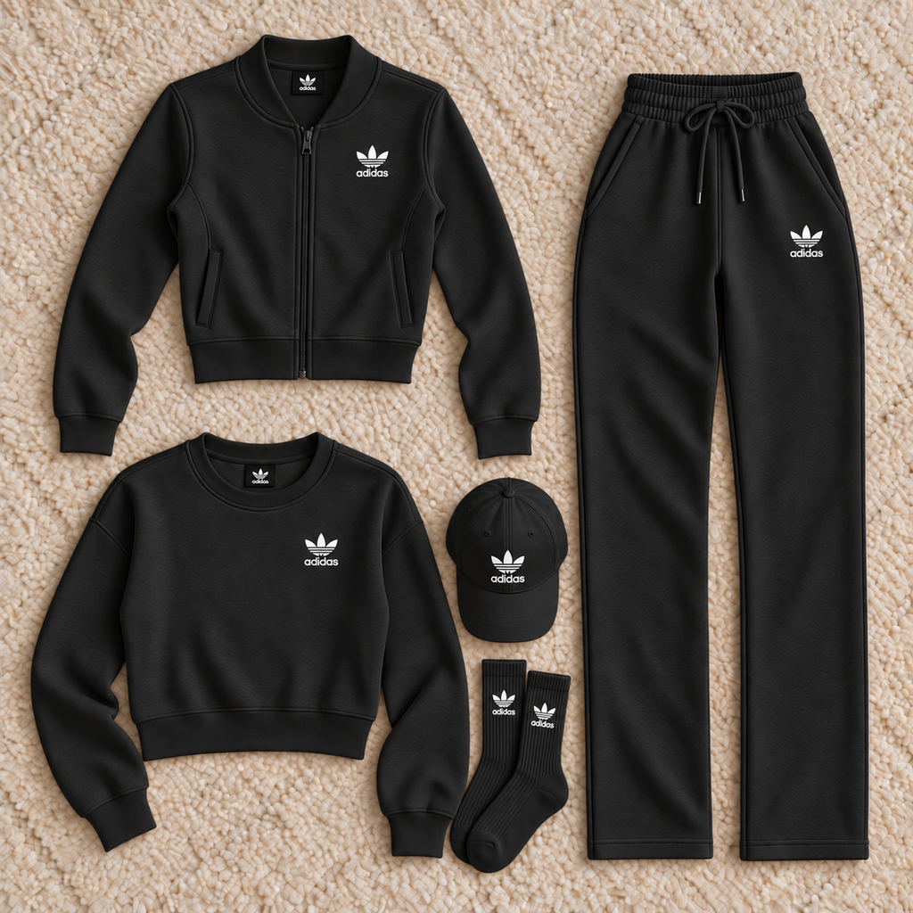 Women's five-piece casual sportswear set