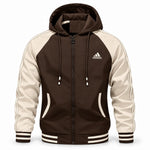 Color-Block Hooded Jacket