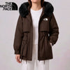Fur Trim Hooded Parka