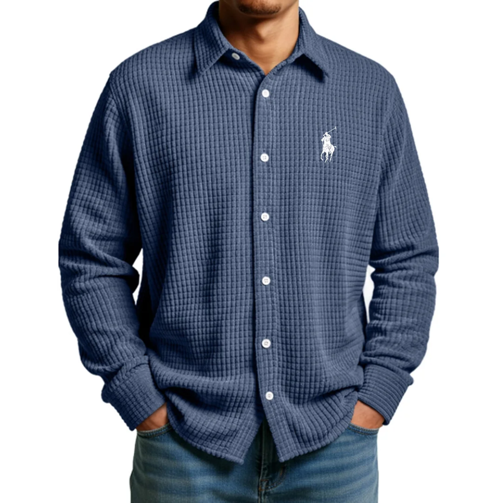 Waffle-knit shirt – Clearance sale