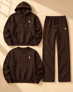 Three-Piece Winter Hoodie Set