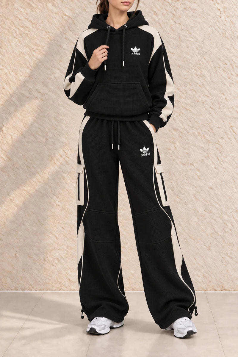 Casual Waffle-Knit Set