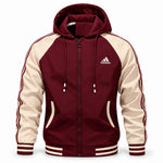 Color-Block Hooded Jacket