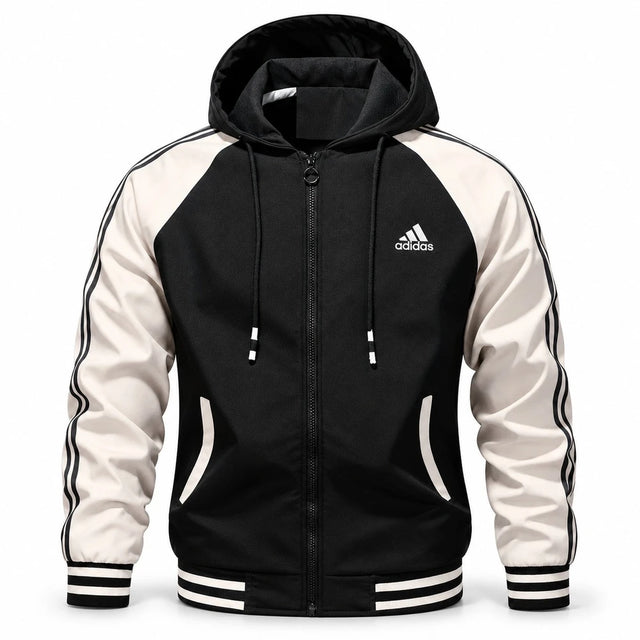 Color-Block Hooded Jacket