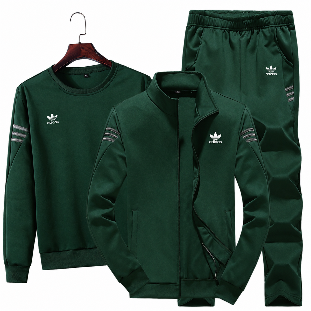 Three-piece casual sportswear set