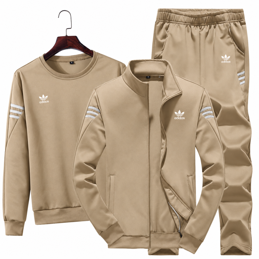 Three-piece casual sportswear set