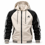 Color-Block Hooded Jacket