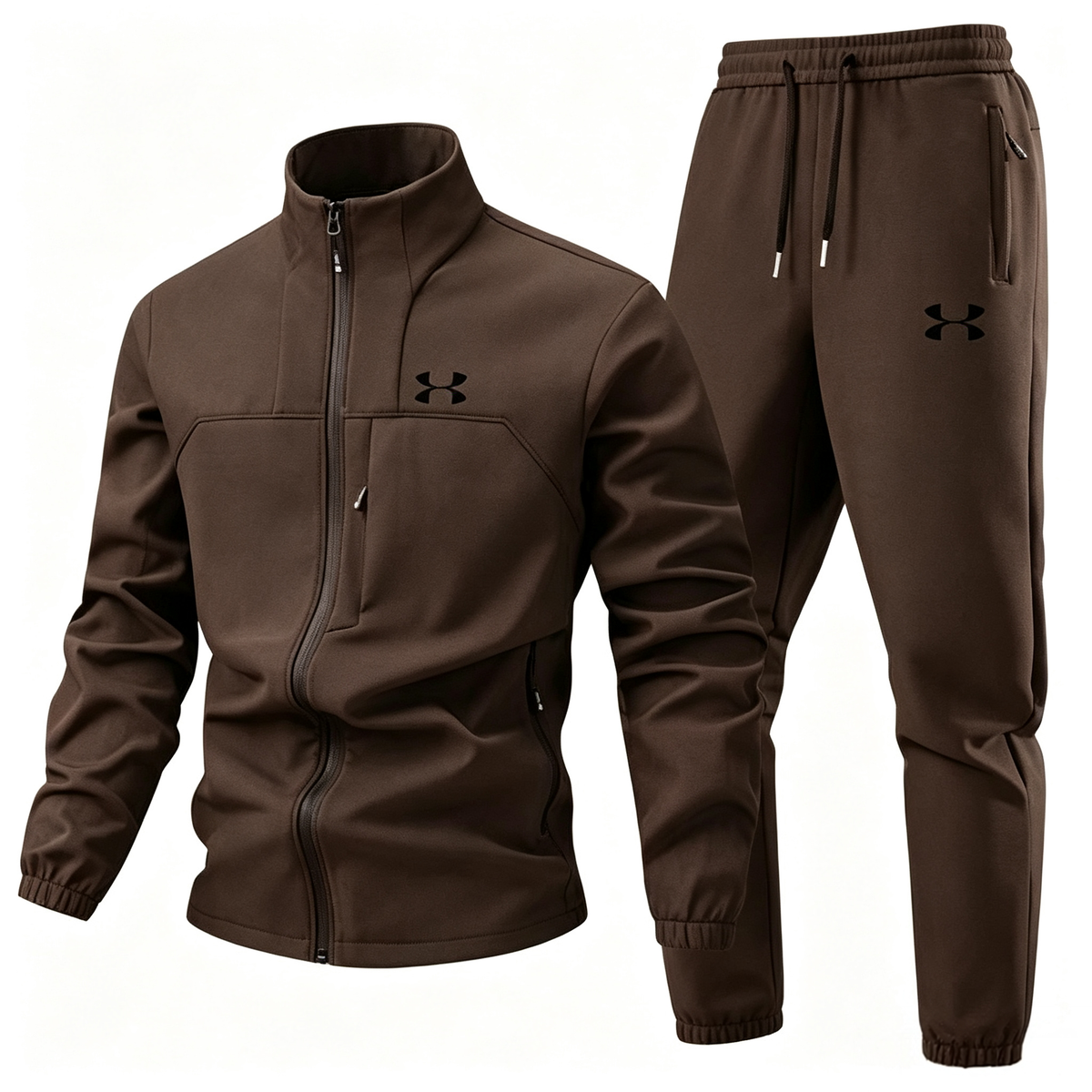 Outdoor Casual Crew-Neck Sportswear Set