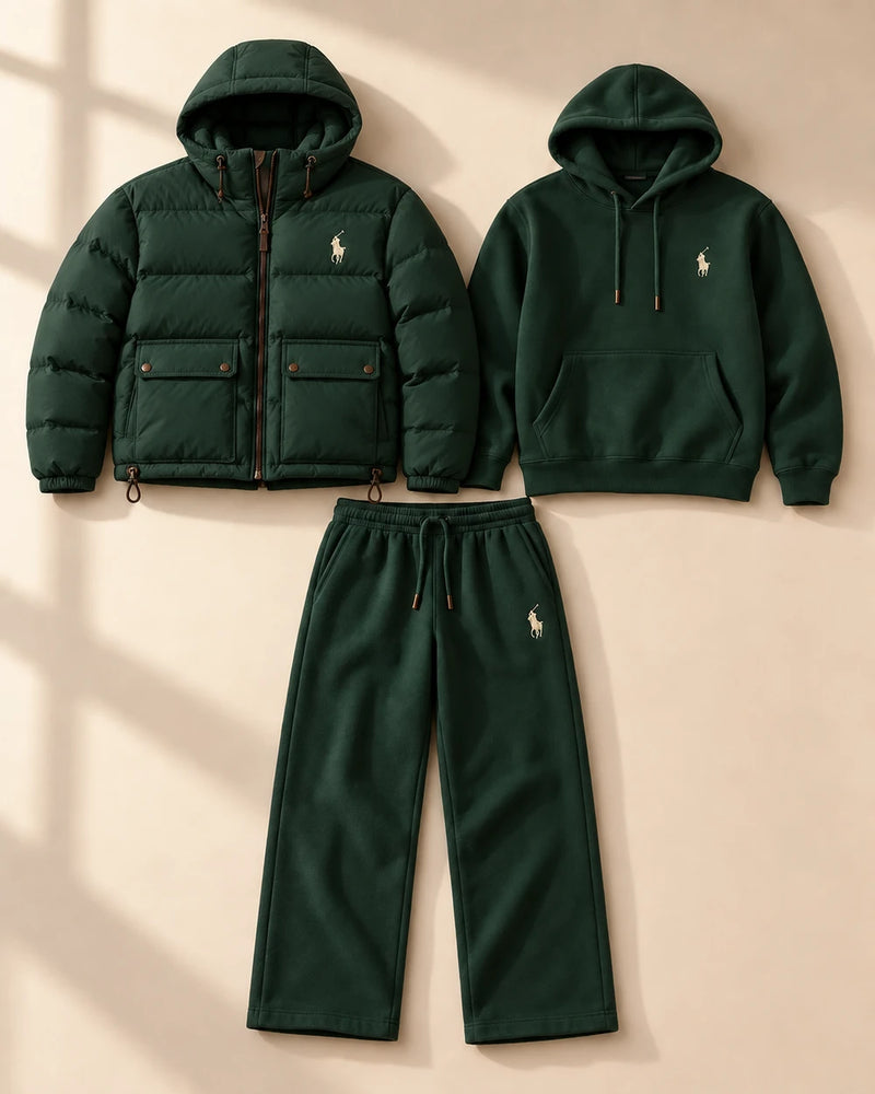 Hooded Winter Three-Piece Set