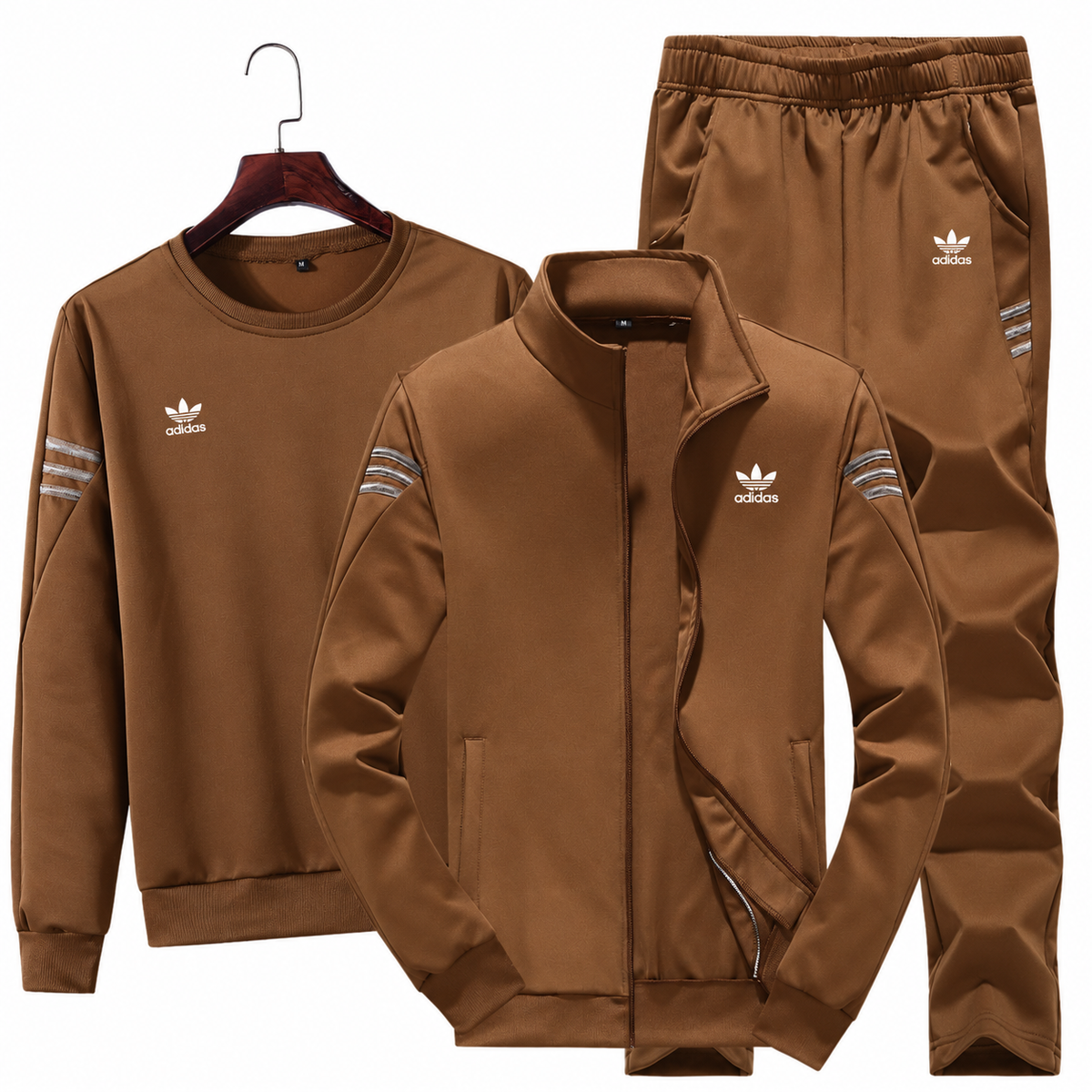 Three-piece casual sportswear set