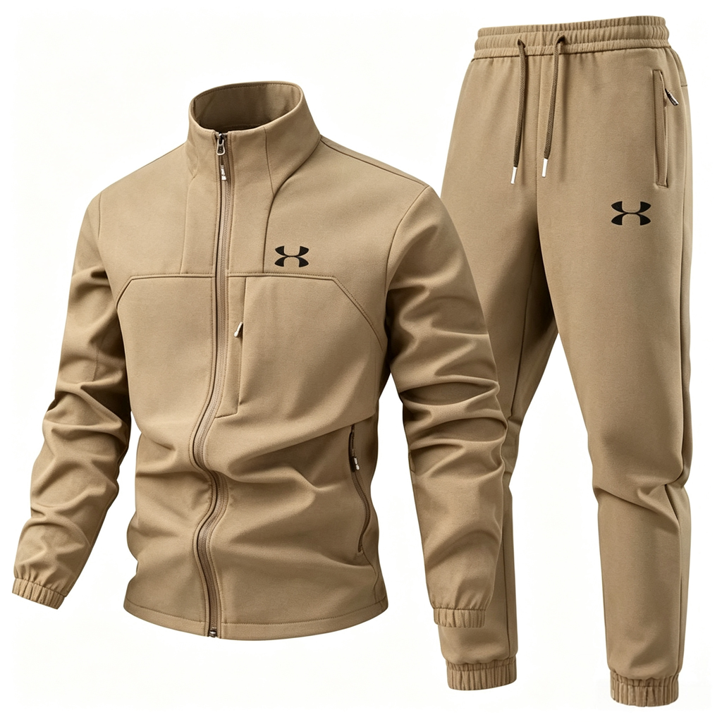 Outdoor Casual Crew-Neck Sportswear Set