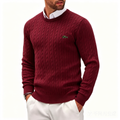 Knitted cable knit sweater
