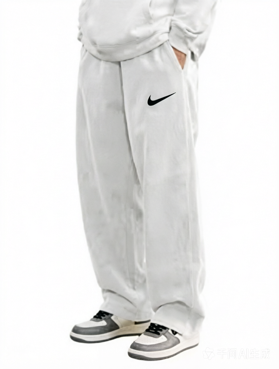 Stylish retro loose-fitting trousers