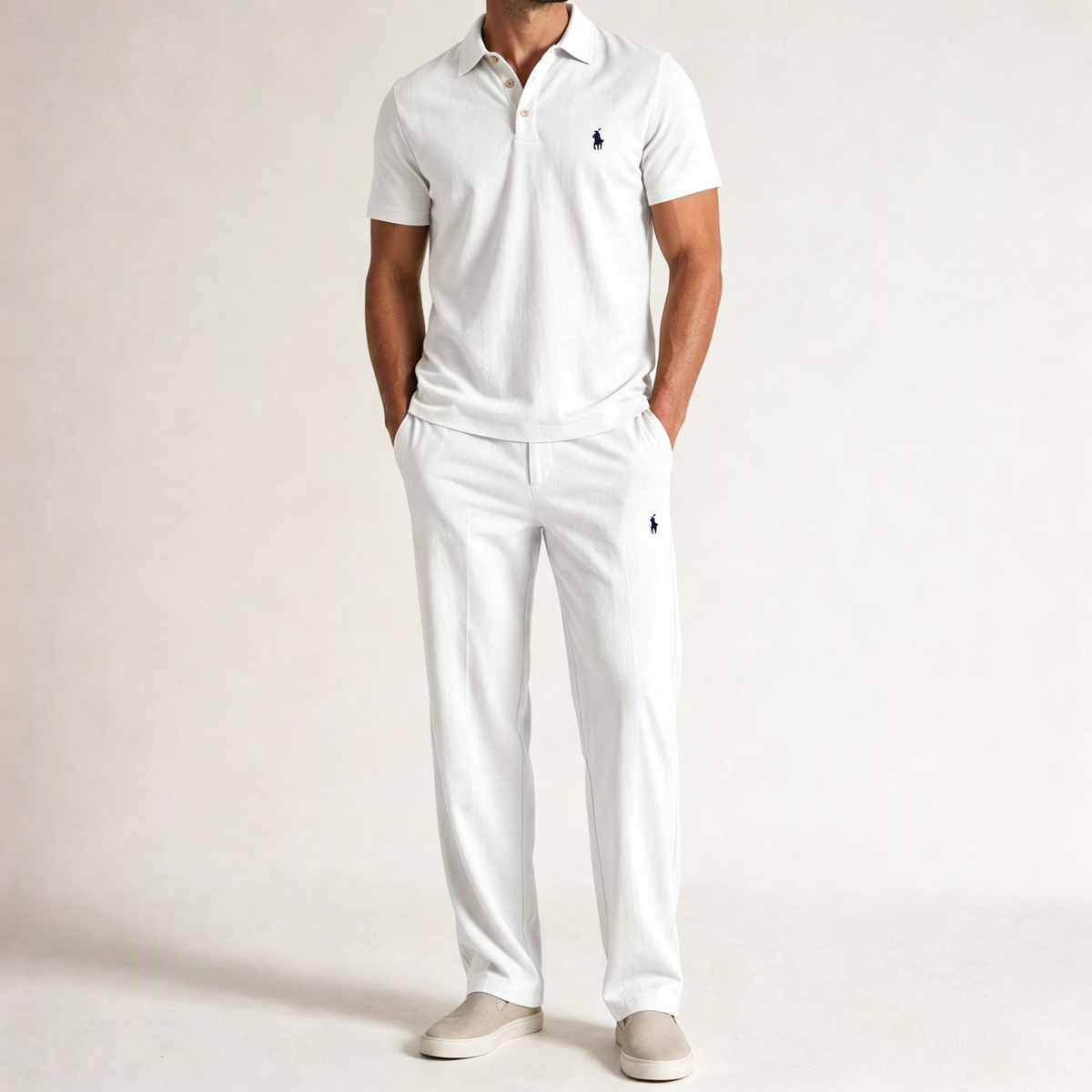Men's Linen Two-Piece Set