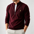 Full-zip knit cardigan