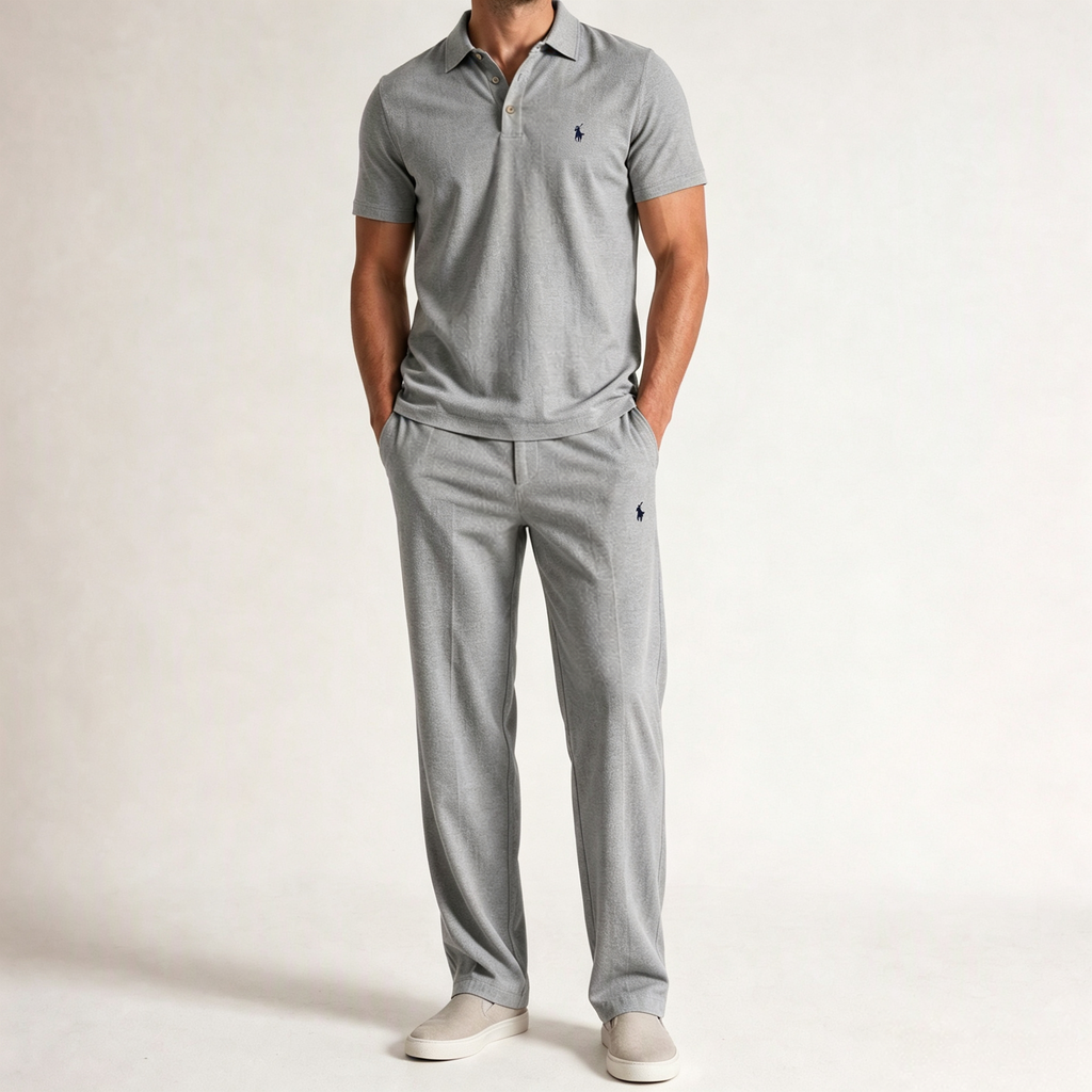 Men's Linen Two-Piece Set