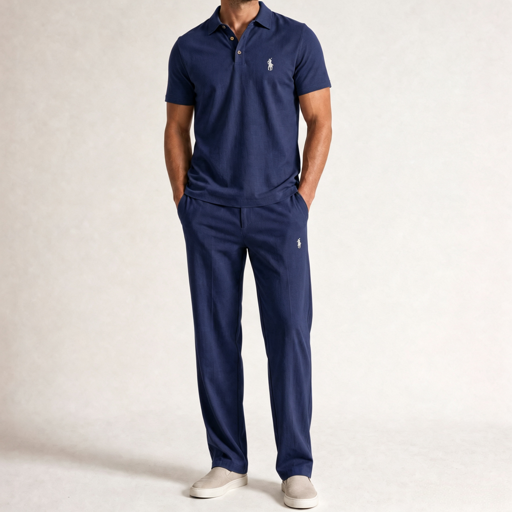 Men's Linen Two-Piece Set