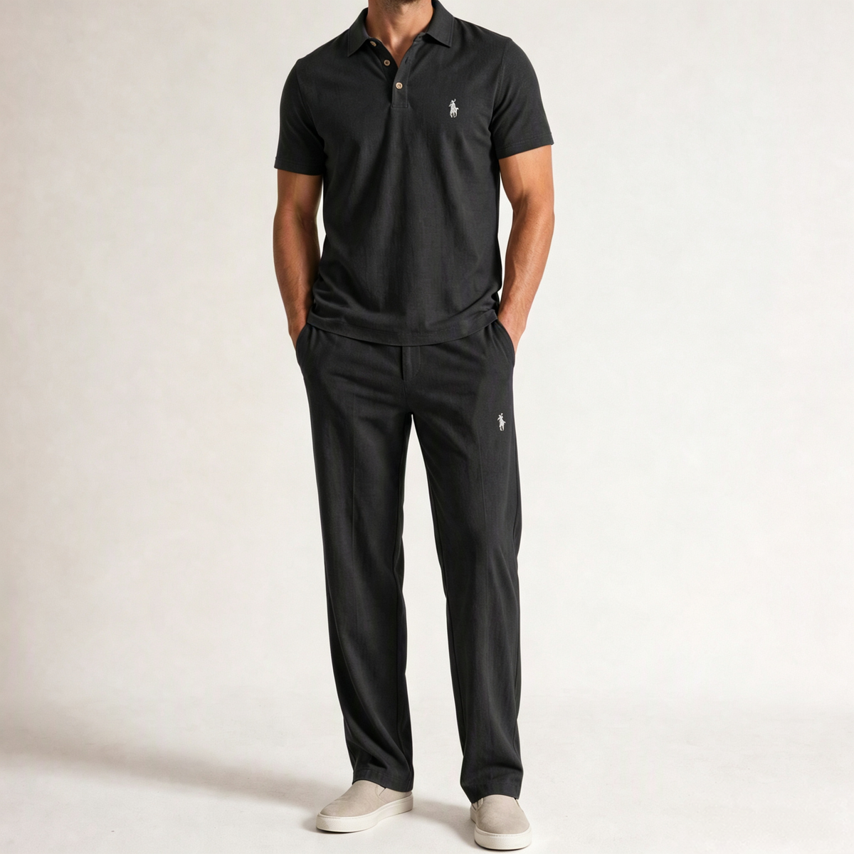 Men's Linen Two-Piece Set